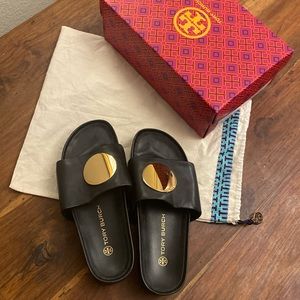 Tory Burch platform slides